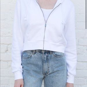 ❕Brandy Melville Crystal Cropped Hoodie❕